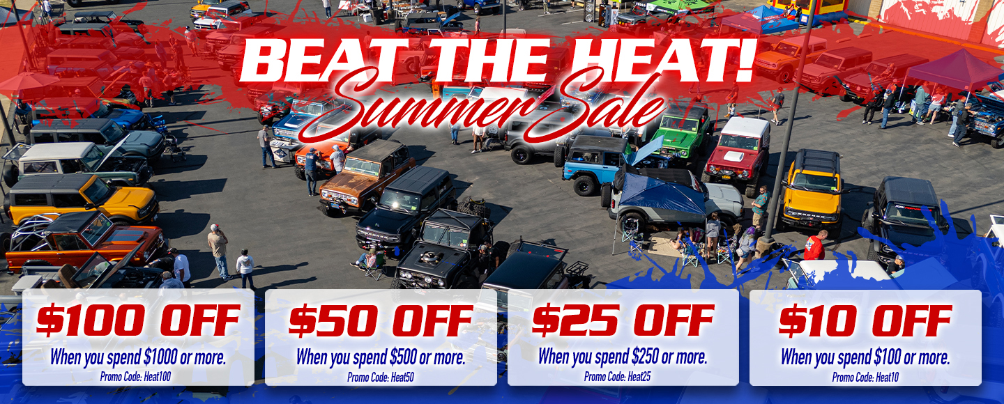 Upgrade Your Bronco & Save – Limited-Time Deals on Parts & Accessories